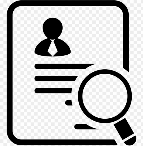 Businessman Paper Of The Application For A Job Comments - Reference Icon For Resume PNG Image With Transparent Isolated Design