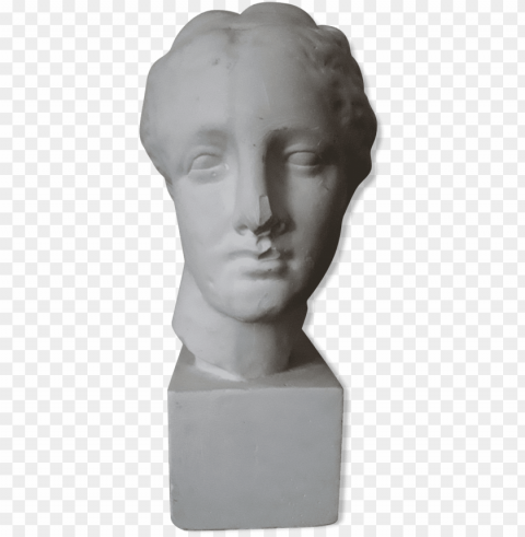bust plaster aphrodite early xx th - bust HighQuality Transparent PNG Isolated Art