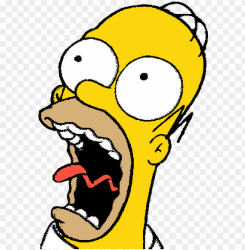 but she kept screaming - homer screaming transparent PNG files with no backdrop pack