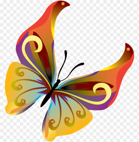 butterflies vector transparent image - butterfly vector transparent PNG Graphic with Clear Isolation