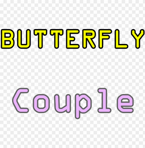 butterfly couple is a simple puzzle where you need - graphics Transparent Background PNG Isolated Character