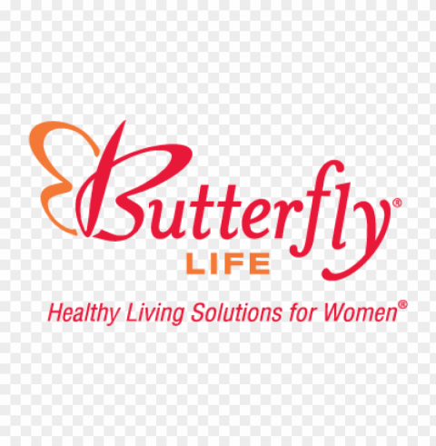 butterfly life logo vector free Clear Background Isolation in PNG Format