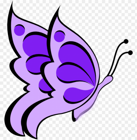 butterfly purple light 05 clip art - light purple butterfly clip art PNG images for advertising