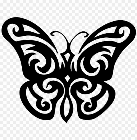 butterfly tattoo Transparent Background Isolated PNG Design