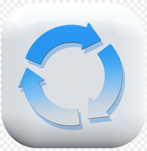 button arrows circle circuit recycling symbol - dar e receber feedback PNG for blog use