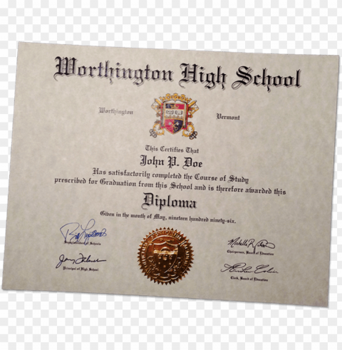 buy a fake high school diploma online high school diploma - high school diploma united states PNG Graphic with Isolated Clarity