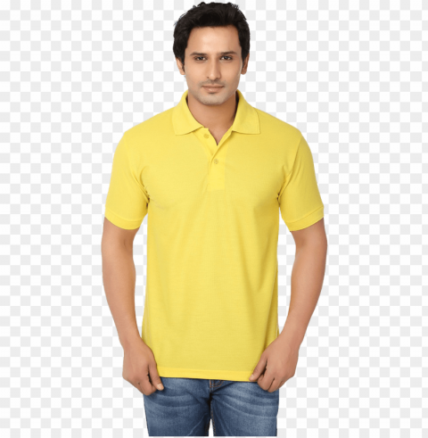 buy ansh fashion wear pack of 3 men s cotton polo t - men wearing polo shirt Transparent Background PNG Isolation