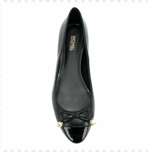 buy ballerina shoes michael kors gia black 40r8gifp4l - leather Transparent PNG Isolated Artwork
