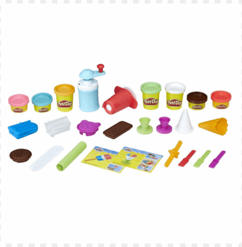 buy plasticine playdoh e0042 elkor - play doh kitchen creations frozen treats PNG Graphic Isolated with Clear Background