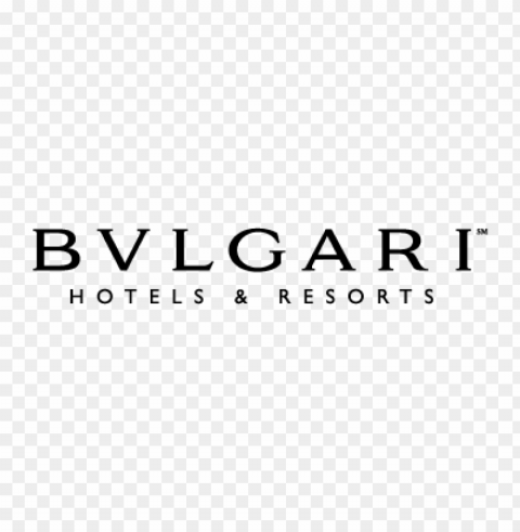 bvlgari hotels & resorts vector logo PNG transparent elements package