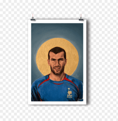 by david diehl - iconic zidane PNG Graphic Isolated on Clear Backdrop