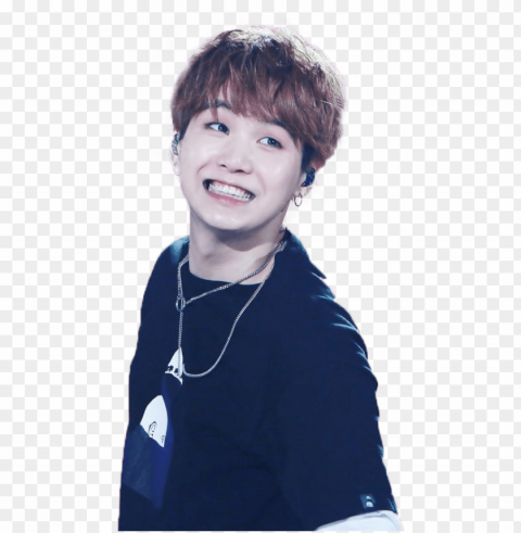 by ellamikorin on deviantart - suga cute smile bts PNG with no registration needed