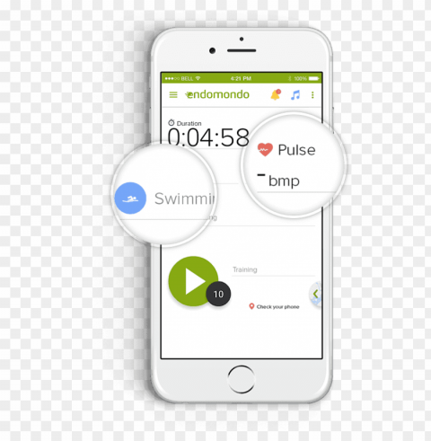 by tracking your heart rate during the training you - iphone PNG with clear background extensive compilation