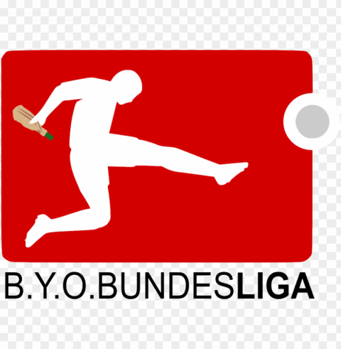 byobundesliga - football league logo red Transparent Background PNG Isolated Pattern