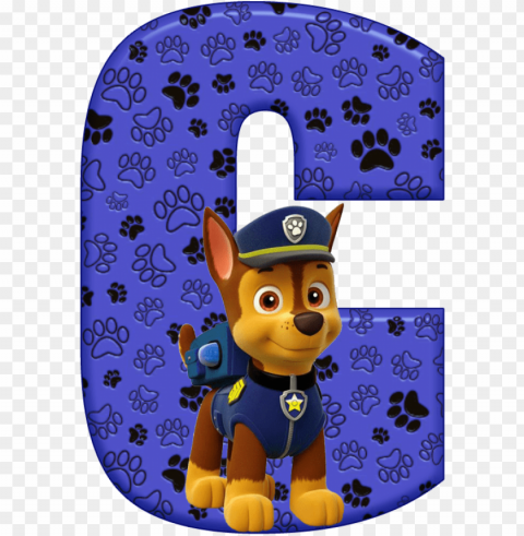 c de alfabeto decorativo learning activities - paw patrol letter c Transparent Background PNG Object Isolation