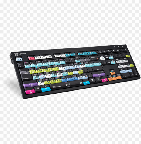 c nero slim line keyboard - logickeyboard Clean Background Isolated PNG Object PNG transparent with Clear Background ID 9844d0e9