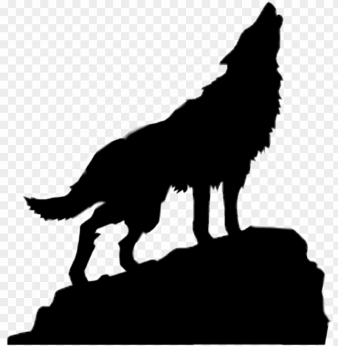 c state howling wolf PNG free transparent