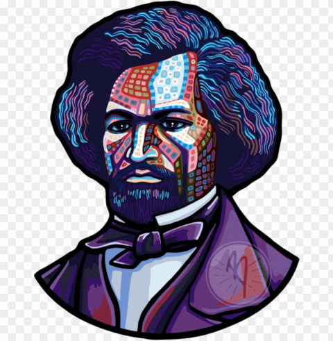 C59 - Fredrickdouglas - Frederick Douglass Cartoon Drawi Clear Background PNG Isolated Design