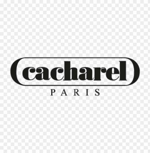 cacharel paris vector logo Isolated Illustration with Clear Background PNG