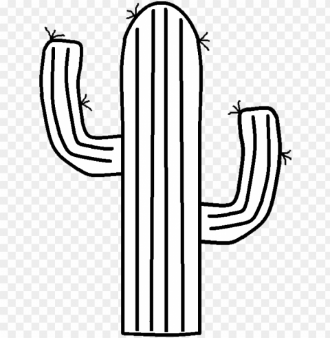 cactus free download - cactus clip art black and white Isolated Element on HighQuality Transparent PNG