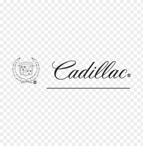 cadillac company vector logo PNG Graphic with Isolated Design