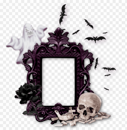 cadre gothique halloween - picture frame PNG images with no limitations