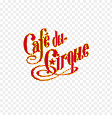 cafe du cirque logo bouglione PNG for Photoshop