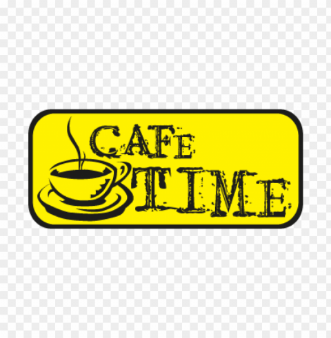 cafe time vector logo PNG files with clear background collection