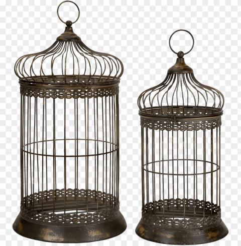 cage for a bird Transparent PNG Isolated Design Element