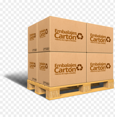 cajas de cartón personalizadas - embalaje de cajas de carton Clean Background Isolated PNG Graphic
