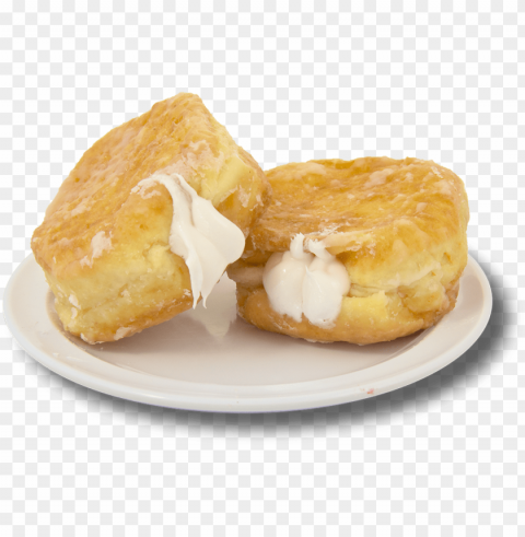cake donuts - shipley's cream filled donut Free PNG