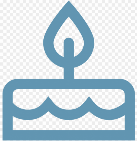 cake icon blue - first birthday icons PNG Image with Transparent Isolation