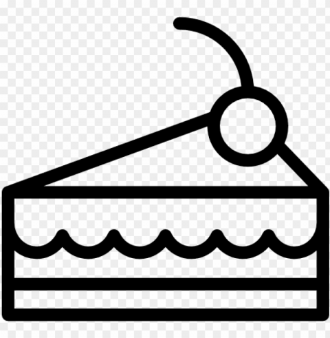 cake slice vector - dessert PNG images with no background essential
