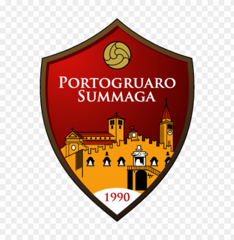 calcio portogruaro summaga vector logo PNG Image with Transparent Isolated Graphic