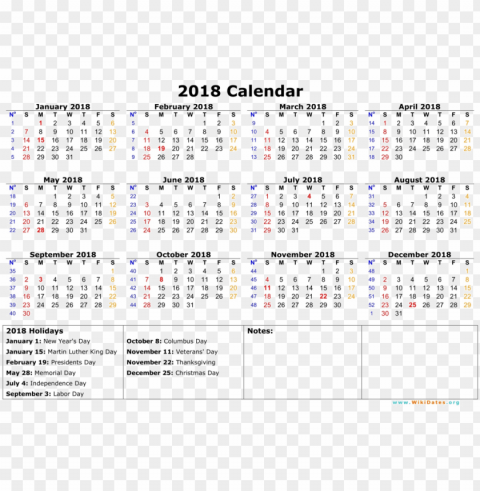 calendar 2018 south africa PNG files with no backdrop wide compilation