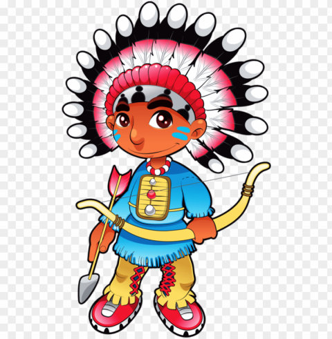 Calendar Art And - Indianer Isolated Character In Transparent PNG Format