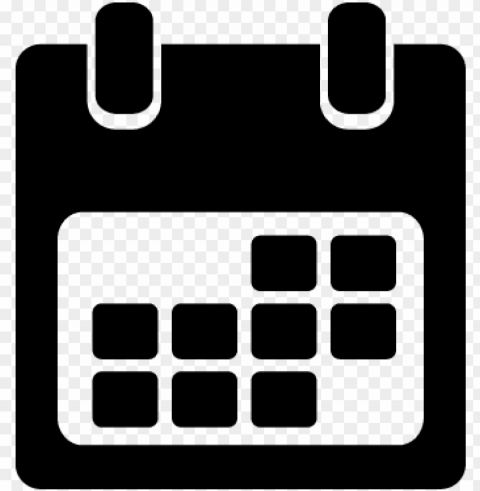 Calender Date Booking Schedule Icon - Icon Isolated Design Element On Transparent PNG