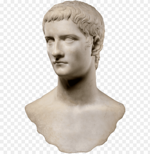 caligula roman emperor roman empire incitatus - caligula bust PNG images for advertising