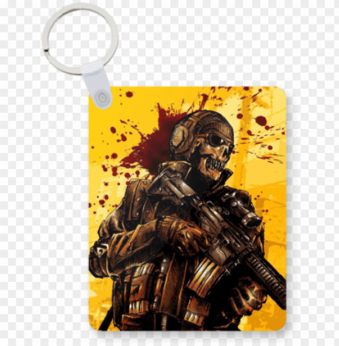 call of duty modern warfare printed keychain - call of duty Transparent Background Isolated PNG Art
