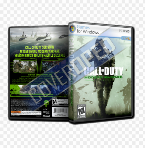 call of duty modern warfare remastered pc game cover - xbox 360 cover Images in PNG format with transparency