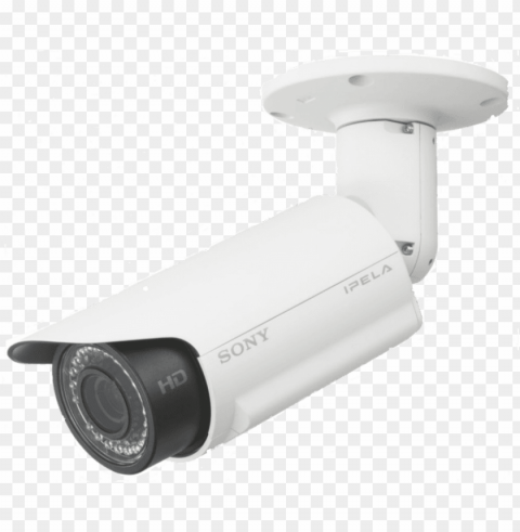 camaras de seguridad - sony snc-ch260 1080p hd bullet network security camera PNG Isolated Design Element with Clarity