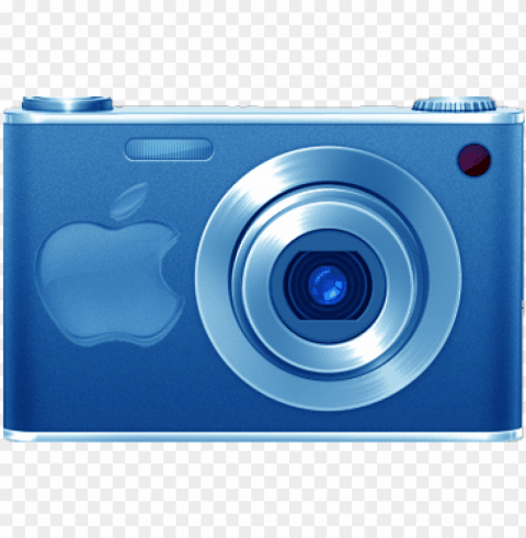 camera blue icon - camera icon for mac Isolated Graphic Element in Transparent PNG