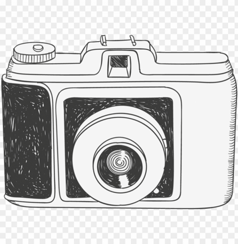 camera drawing photography clip art - hand drawn camera Free download PNG images with alpha channel