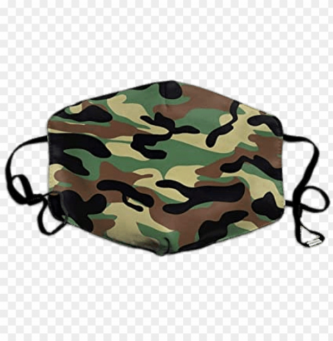 camouflage face mask Transparent Background Isolation in HighQuality PNG