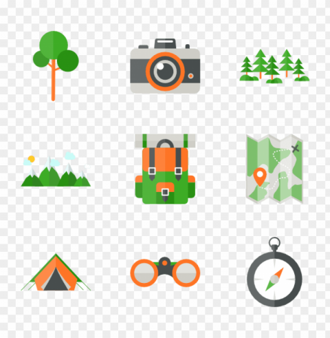 Camp 7 PNG Transparent Graphics Comprehensive Assortment