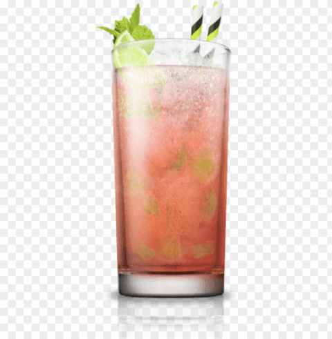 campari mojito ClearCut Background Isolated PNG Art