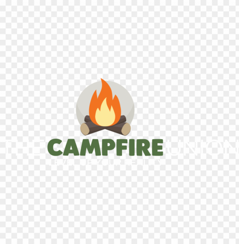 campfire logo Alpha channel transparent PNG