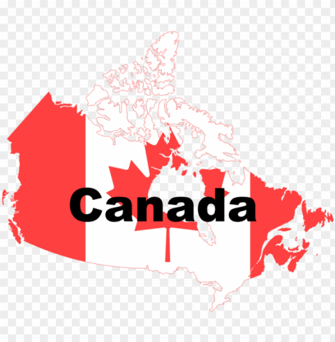 canada flag map - map canada PNG Image with Isolated Artwork