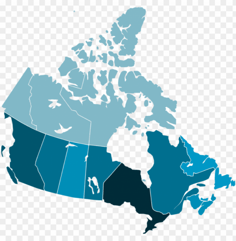 canada map 4 - blank map of canada Transparent PNG image
