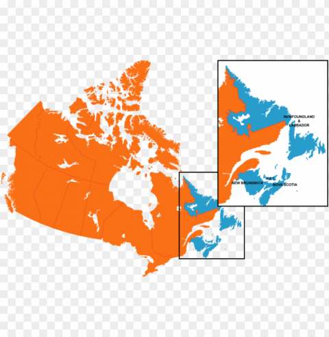 canada map high resolutio Isolated Subject in Transparent PNG